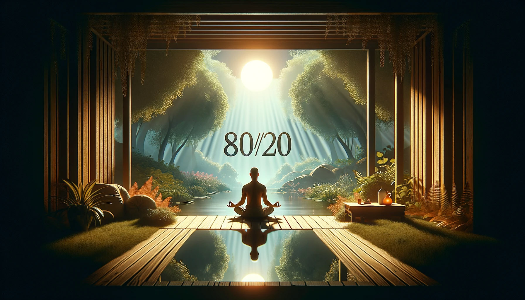 80/20 rule in meditation