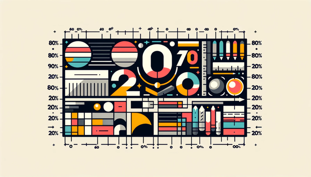 80/20 rule in graphic design